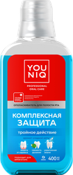 Ополаскиватель для полости рта YOUNIQ Комплексная защита, 400мл, фотография