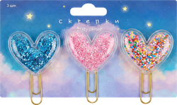 Скрепки фигурные Пушистик, Арт. PPCLF3_1, 3шт, изображение