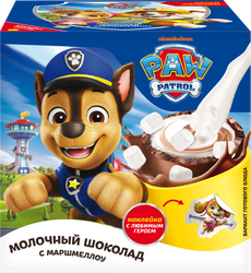 Яйцо шоколадное КОНФИТРЕЙД Щенячий Патруль, с маршмеллоу, 28г, вид