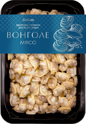 Вонголе варено-мороженые ШИФУДО мясо клем, 300г, крупный план