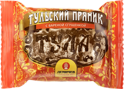 Пряники ДЕМИЧЕВ Тульские с начинкой вареная сгущенка, 130г, изображение