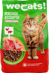 Корм сухой для кошек WECATS Мясное ассорти, 800г, картинка