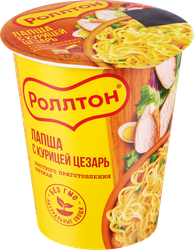 Лапша РОЛЛТОН Цезарь, с курицей, 70г, изображение