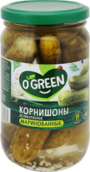 Корнишоны маринованные O'GREEN, 340г, изображение