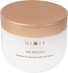 Баттер для тела MIXIT Spa Rituals Gourmet с ароматом фундука и миндального молочка, 250мл, фотография