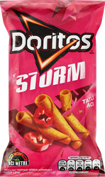 Чипсы кукурузные DORITOS Storm Tatli Aci Сладкий чили, 125г, крупный план