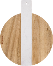 Доска разделочная HOMECLUB Wood мрамор, акация, 20x25x1,5см, Арт. DHCM2, фото