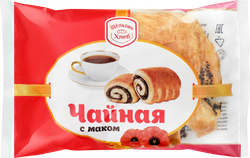 Сдоба ЩЕЛКОВОХЛЕБ Чайная с маком, 75г, детальное фото