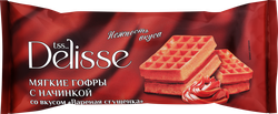 Вафли мягкие DELISSE с начинкой со вкусом вареная сгущенка, 108г, картинка