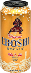 Напиток пивной светлый EBOSHI ORIGINAL фильтрованный пастеризованный 4,8%, 0.5л, фото