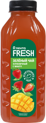 Напиток безалкогольный негазированный Зеленый чай клубничный с манго ЛЕНТА FRESH, 500мл, картинка