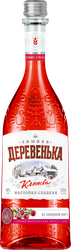 Настойка ЗИМНЯЯ ДЕРЕВЕНЬКА Клюква 19%, сладкая, 0.25л, фото