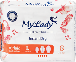 Прокладки MY LADY Ultra Instant Dry, р. L, 8шт, изображение