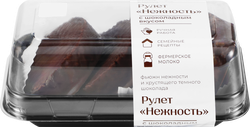 Рулет РИМСКИЙ ПИР Нежность, шоколадный вкус, 210г, детальное фото