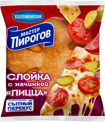 Слойка МАСТЕР ПИРОГОВ с начинкой пицца, 70г, фотография