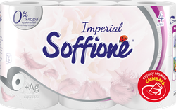 Бумага туалетная SOFFIONE Imperial, 4 слоя, 6шт, изображение