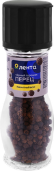 Перец черный ЛЕНТА горошек, мельница, 40г, вид