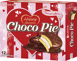 Изделие мучное кондитерское LOTTE Choco Pie, в глазури, 12шт, 336г, фотография