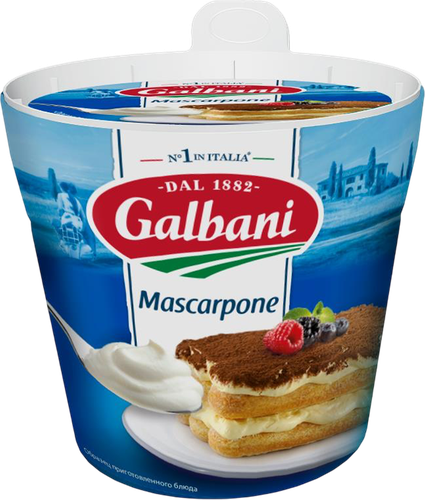 Сыр GALBANI Маскарпоне 80%, без змж, 250г, вид