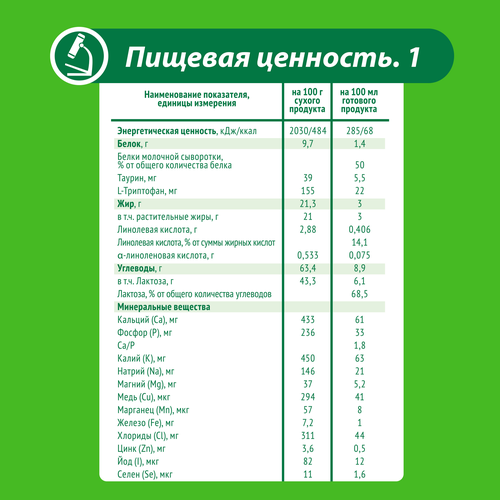 Смесь молочная МАЛЫШ ИСТРИНСКИЙ 2, с 6 месяцев, 350г, крупный план