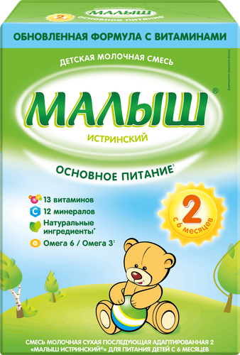 Смесь молочная МАЛЫШ ИСТРИНСКИЙ 2, с 6 месяцев, 350г, фото