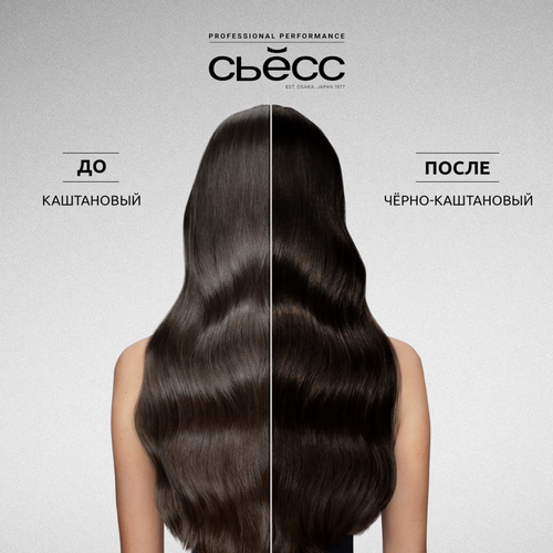 Краска для волос СЬЁСС Oleo Intense 2–10 Черно-каштановый, 115мл, крупный план