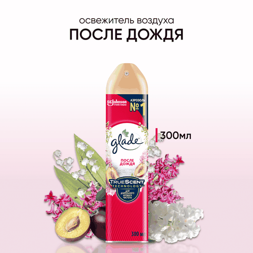 Освежитель воздуха GLADE После дождя, 300мл, детальное фото