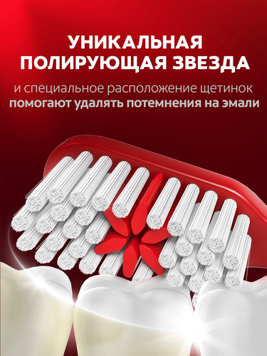 Зубная щетка COLGATE Макс Блеск, средней жесткости, 1+1, 2шт, фото
