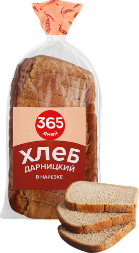 Хлеб 365 ДНЕЙ Дарницкий, в нарезке, 700г, изображение