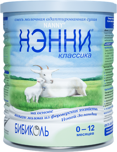 Смесь НЭННИ Классика на основе козьего молока, с 0 месяцев, 800г, картинка