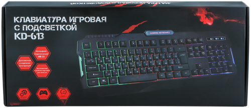 Клавиатура&nbsp;игровая PLAYMAX KD613 с подсветкой, фотография
