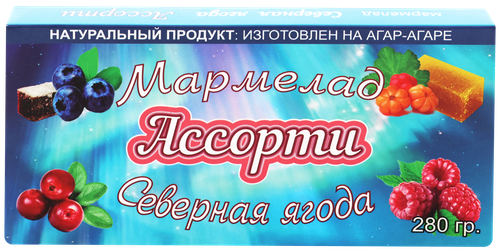 Мармелад АРХХЛЕБ Ассорти Северная ягода, 280г, изображение
