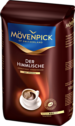 Кофе зерновой MOVENPICK of Switzerland der Himmlische натуральный, свежая обжарка, 500г, вид