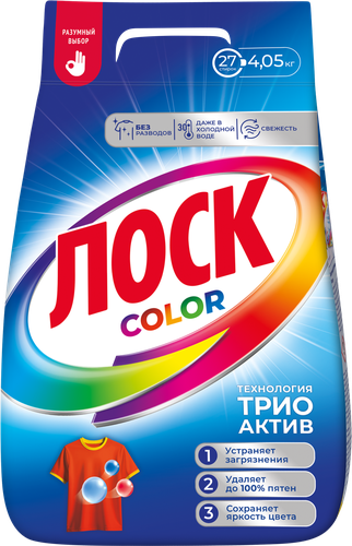 Стиральный порошок для цветного белья ЛОСК Color, 4,05кг, фото