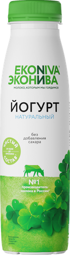 Йогурт питьевой ЭКОНИВА 2,8%, без змж, 300г, детальное фото