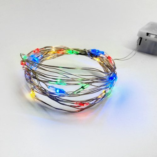 Гирлянда HOMECLUB 20LED мини-диодов, холодный белый, IP20 Арт. LS0003, детальное фото