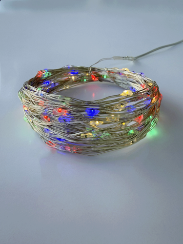 Гирлянда HOMECLUB 20LED мини-диодов, холодный белый, IP20 Арт. LS0003, фото