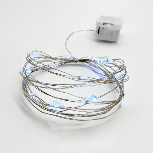 Гирлянда HOMECLUB 20LED мини-диодов, холодный белый, IP20 Арт. LS0003, изображение