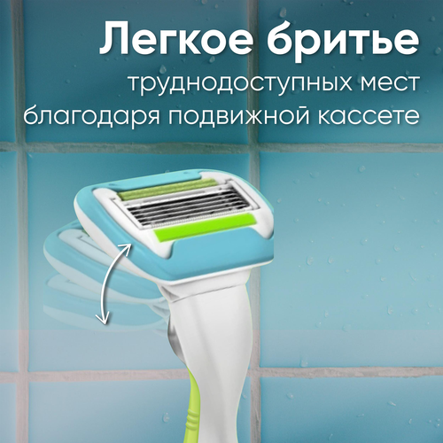 Кассеты сменные для бритья GILLETTE Venus Embrace Extra Smooth, 6шт, фотография