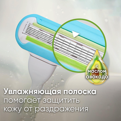 Кассеты сменные для бритья GILLETTE Venus Embrace Extra Smooth, 6шт, вид