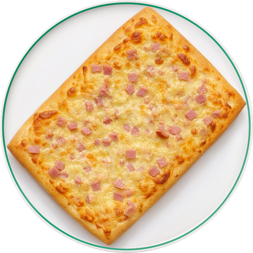 Пицца с ветчиной и сыром, 230г, вид