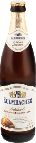 Пиво светлое KULMBACHER Edelherb premium pils фильтрованное пастеризованное, 4,9%, 0.5л, фотография