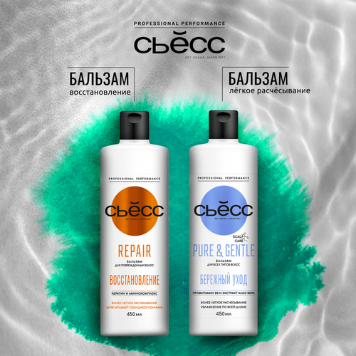 Шампунь для склонных к выпадению волос мужской СЬЁСС Men Anti-hair fall, 450мл, детальное фото