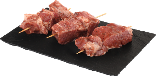 Шашлык из свиной шеи в брусничном маринаде, в вакуумной упаковке ЛЕНТА FRESH, вид