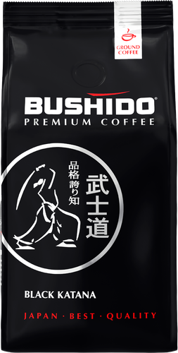 Кофе молотый BUSHIDO Black Katana, 227г, вид