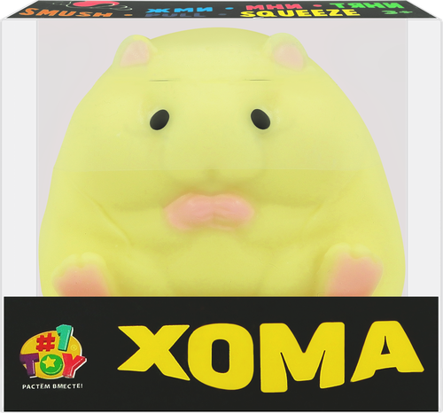 Игрушка 1TOY Крутой замес, хомяк, 6,5x5,5x5см, в ассортименте, картинка