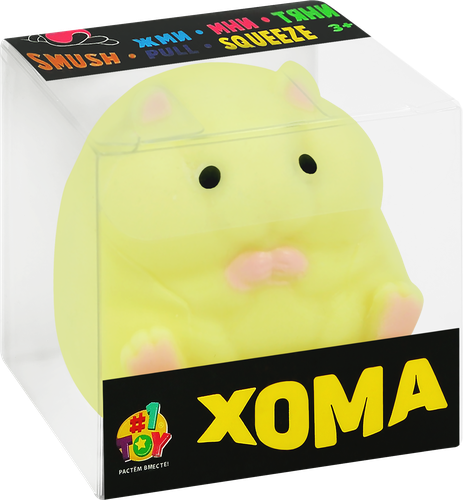 Игрушка 1TOY Крутой замес, хомяк, 6,5x5,5x5см, в ассортименте, фотография