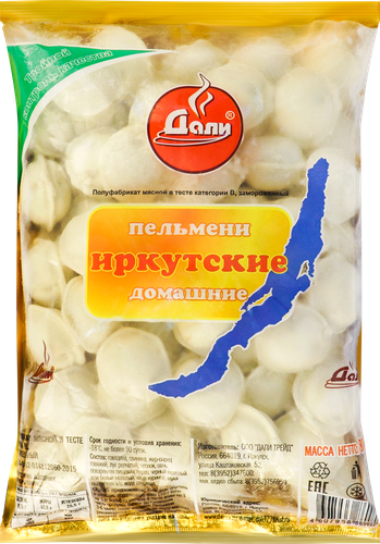 Пельмени ДАЛИ Иркутские домашние, категория В, 800г, фотография