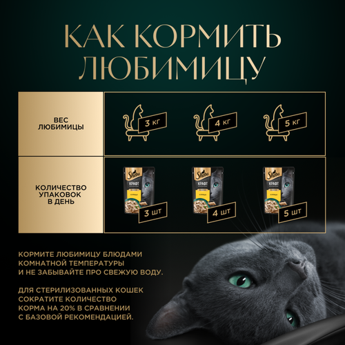 Корм консервированный для взрослых кошек SHEBA Craft Collection Курица в соусе, сочные слайсы, 75г, крупный план