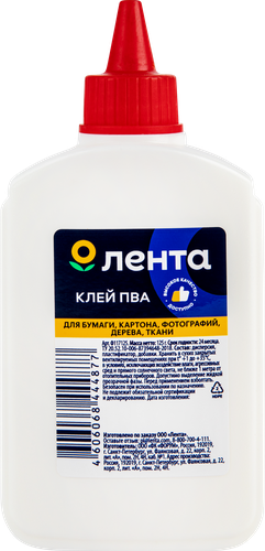 Клей ЛЕНТА ПВА-М Супер, 125г, фото